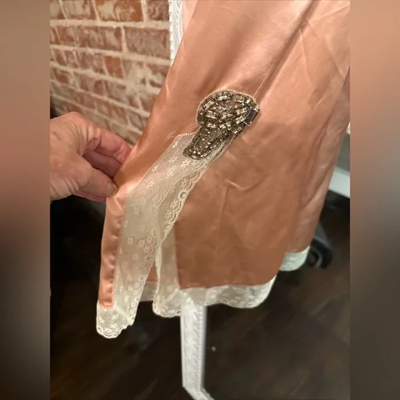 Coach NWT silk slip dress. Size 6 - Picture 11 of 12